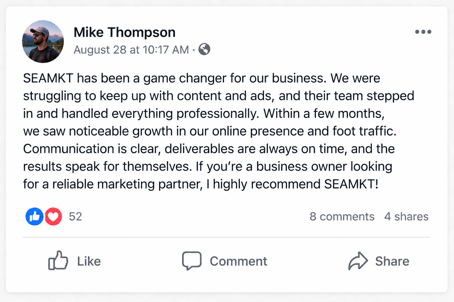 SEA COMERA member review 8